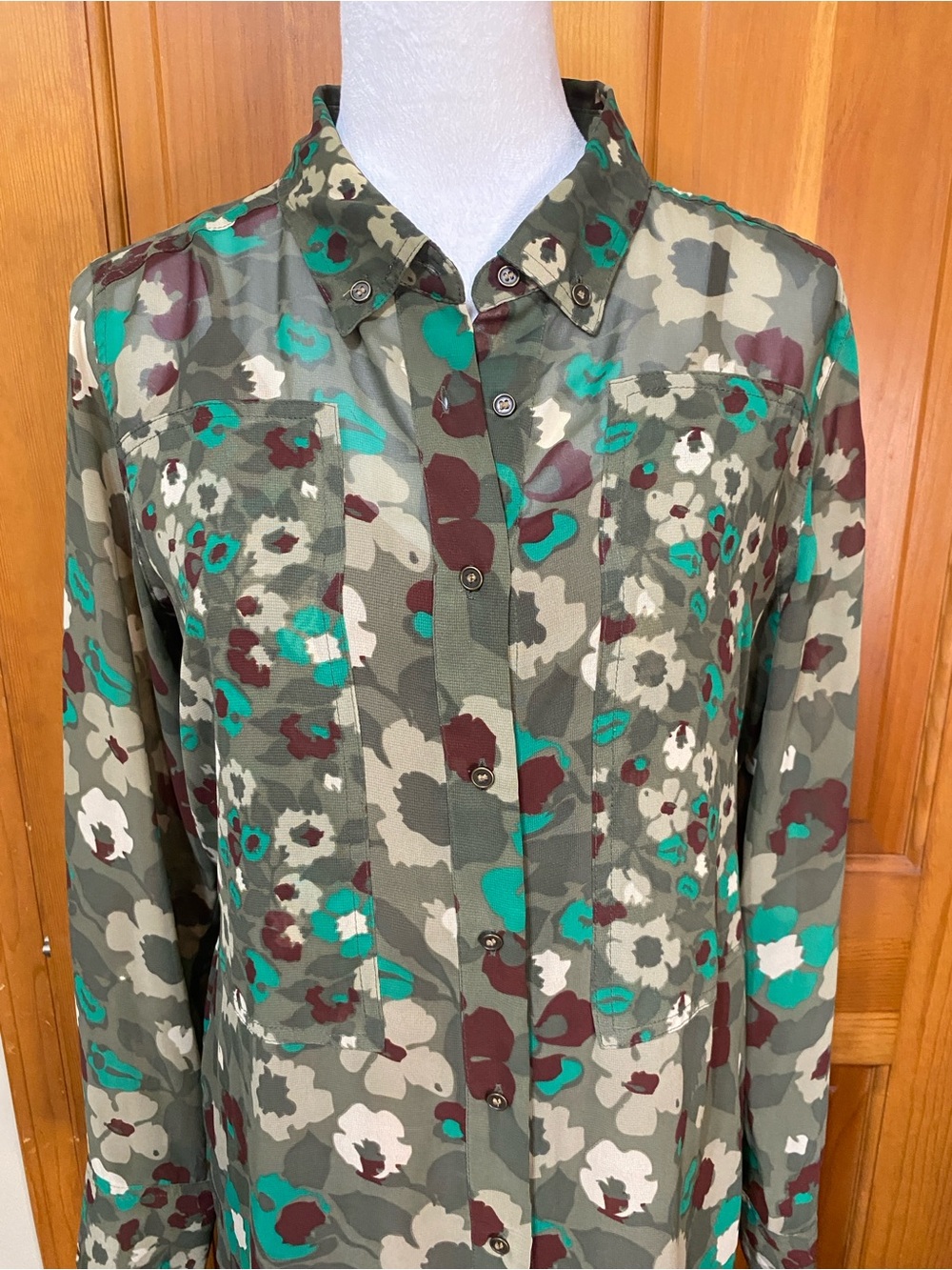 Nanette Lepore L’Amoure Semi Sheer Shirt Dress - Picture 3 of 7